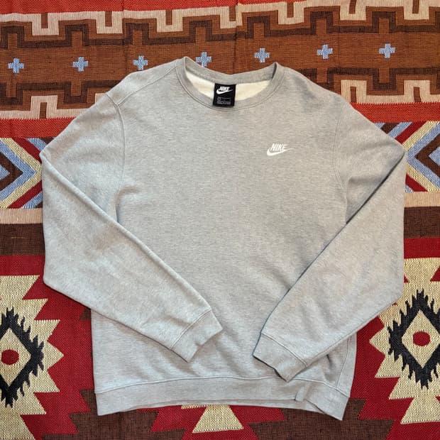 L) 나이키 맨투맨 회색