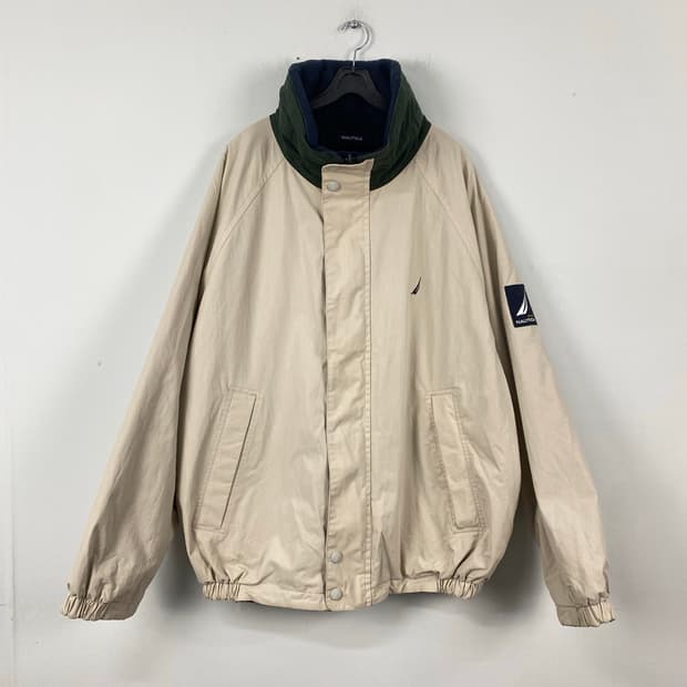 노티카 올드스쿨 리버시블 플리스 바람막이 자켓 XXL