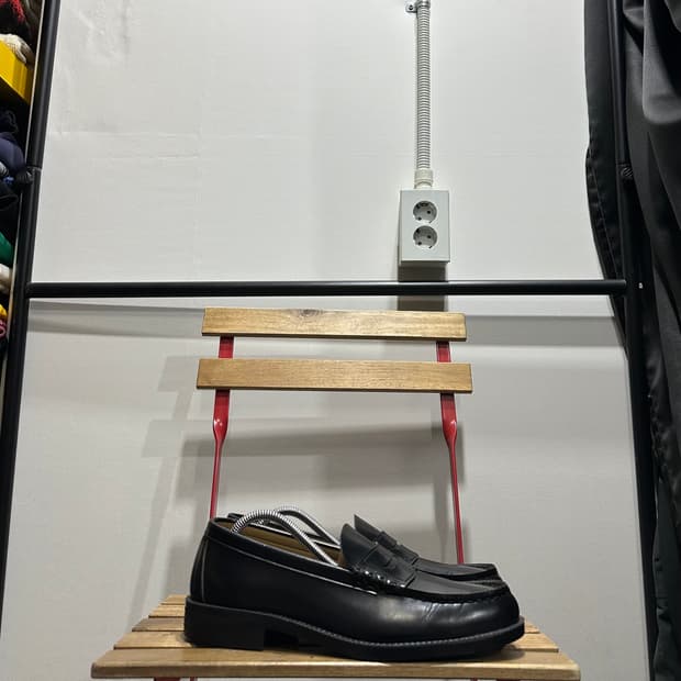 275) 하루타 로퍼 남성 남자 구두 906 블랙 패니로퍼