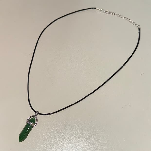 빈티지 에스닉 크리스탈 목걸이  