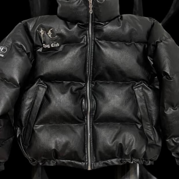 떠그클럽 레더패딩 2사이즈 (덕다운) 새상품 팝니다