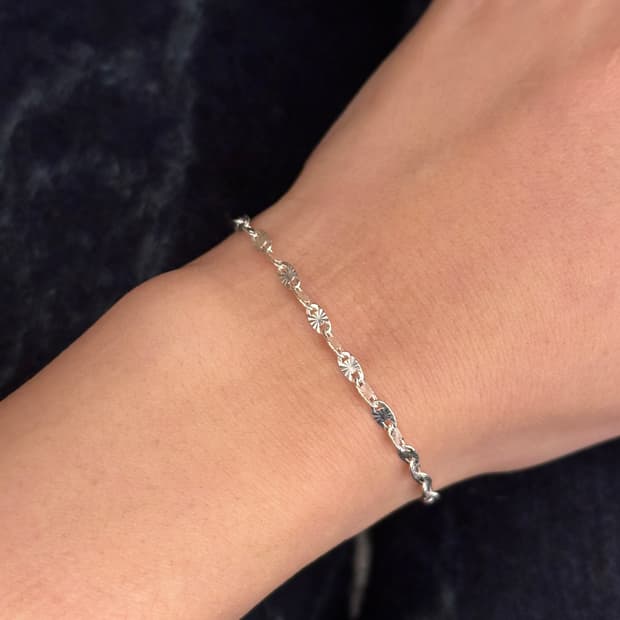 Stella Cut 925Silver Bracelet