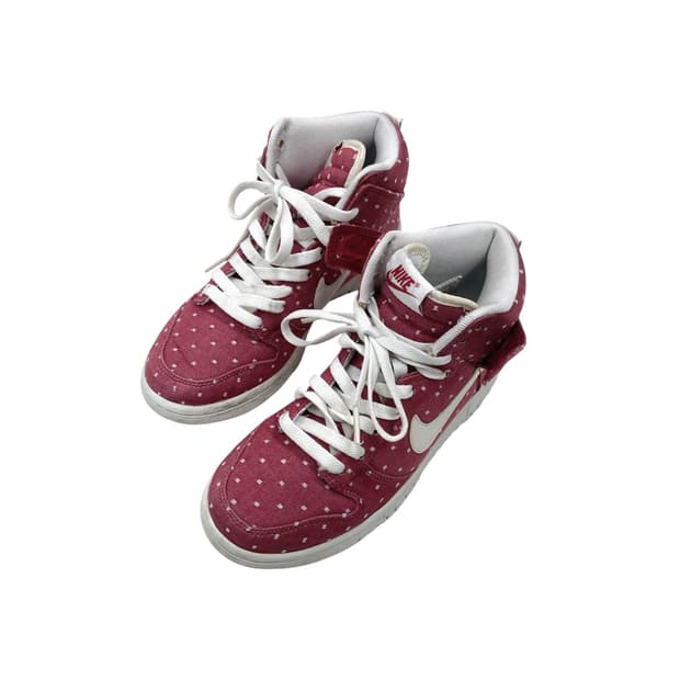 00s nike dunk high pink dot