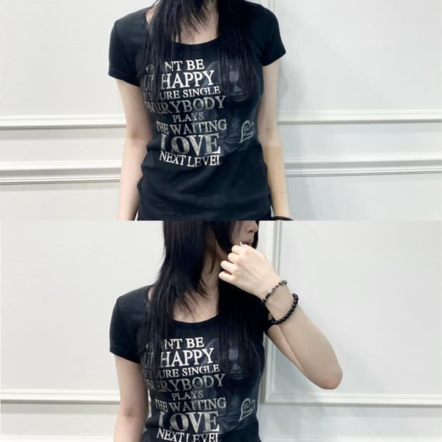 2000s Girl Print Slim Tee