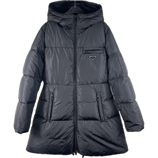 [42] 프라다 삼각로고 리나일론 여성 패딩 점퍼