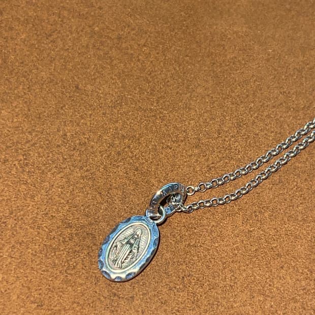 빈티지무드 실버 마리아목걸이