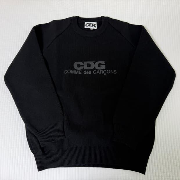 꼼데가르송 CDG 니트 _ 블랙 XL