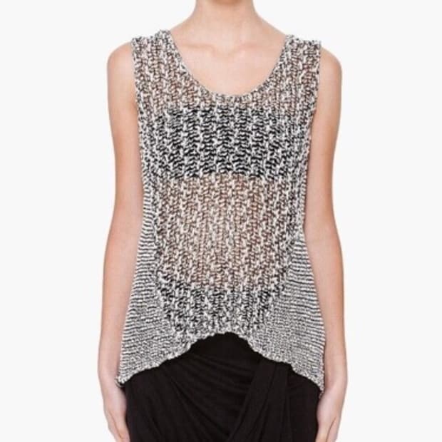 헬무트랭 니트 탱크탑