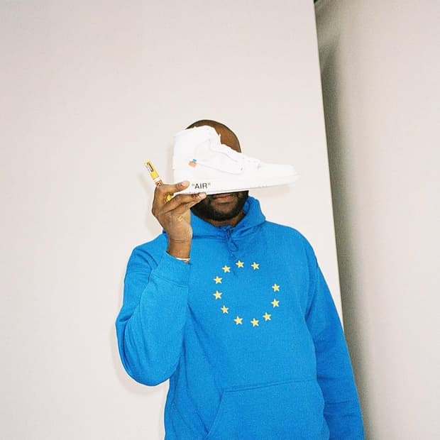 (L) 수베니어 후드티 블루