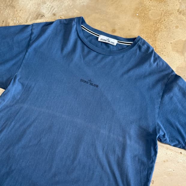 L 스톤아일랜드 베이직 로고 티셔츠