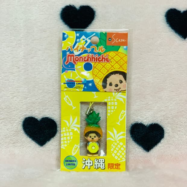 오키나와한정 몬치치 파인애플 스트랩