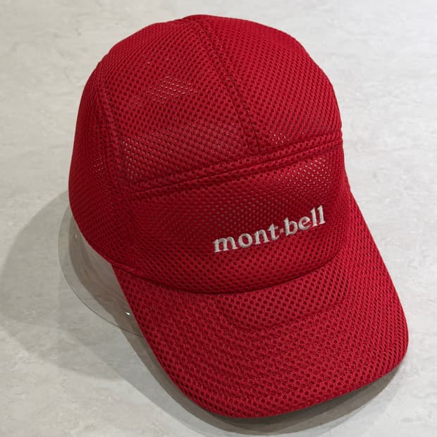 몽벨 메쉬 볼캡 고프코어 레드