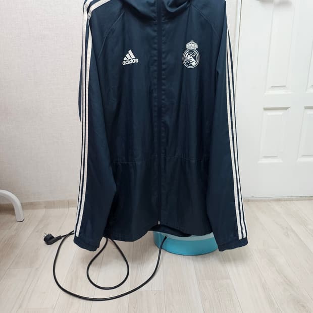 (110~115)2XL☆초대장급☆아디다스 레알마드리드[블루그레이]바람막이