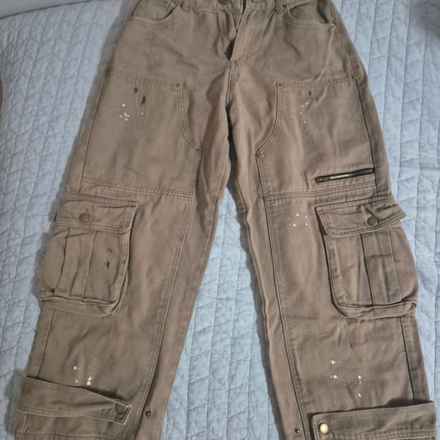 더블니 카고팬츠