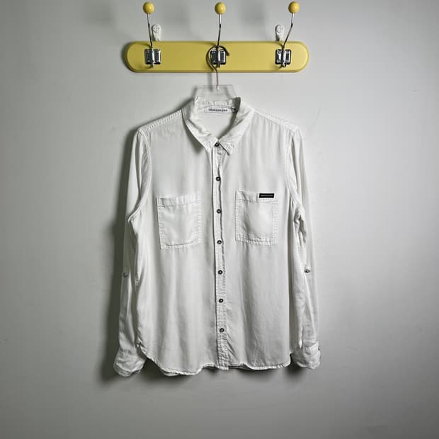 캘빈 클라인 진 텐셀 유틸리티 셔츠 M