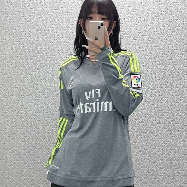 아디다스 15 - 16 레알 마드리드 어웨이 유니폼 롱슬리브 C11040