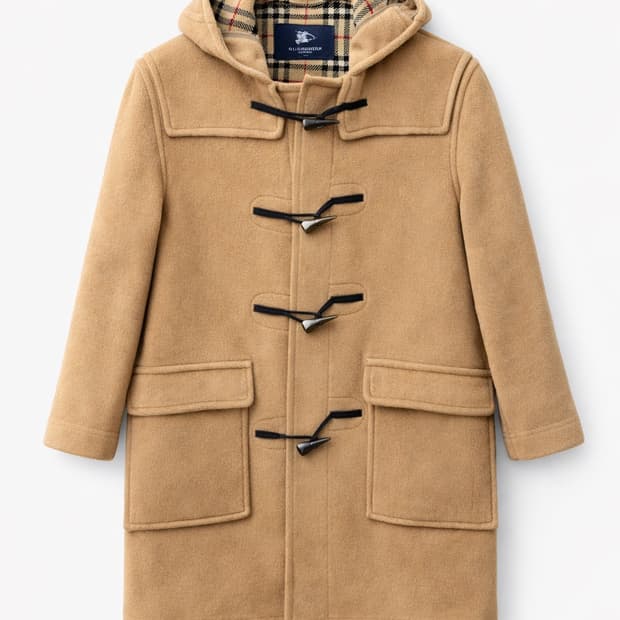 빈티지 버버리 90s 울 더플 코트 M