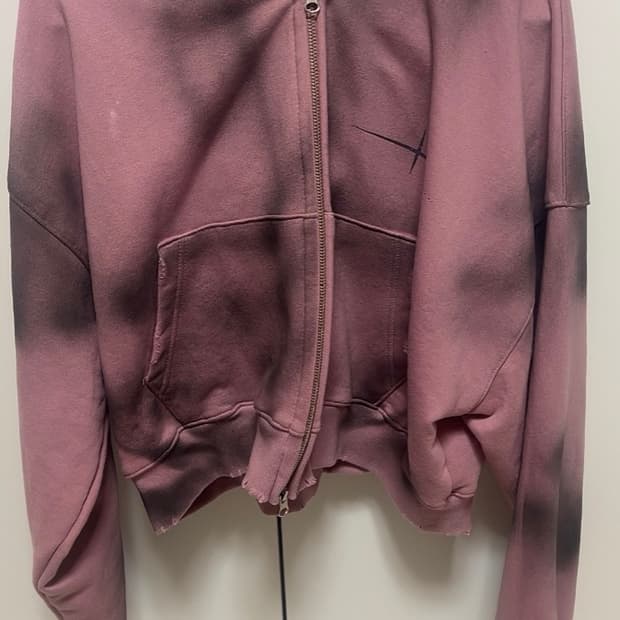 타이다이 빈티지 더티 후드집업