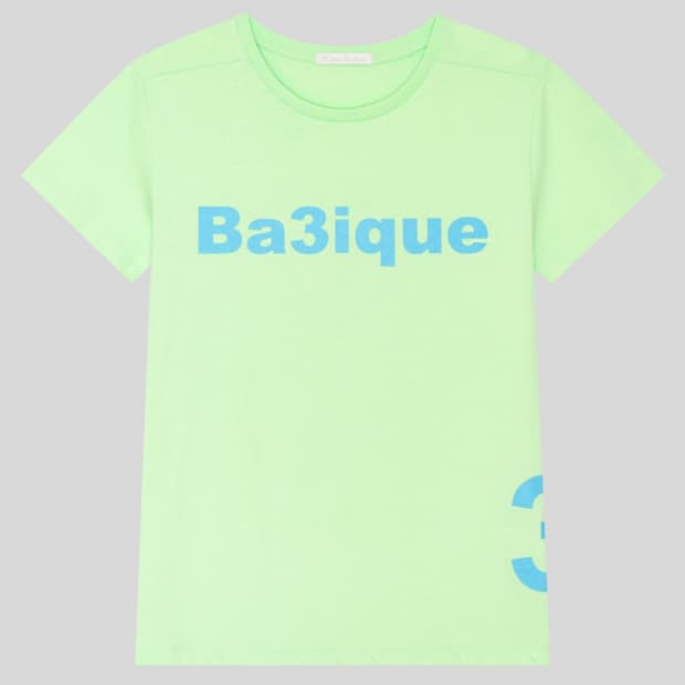 [fe.3] petit logo t-shirt (apple mint)