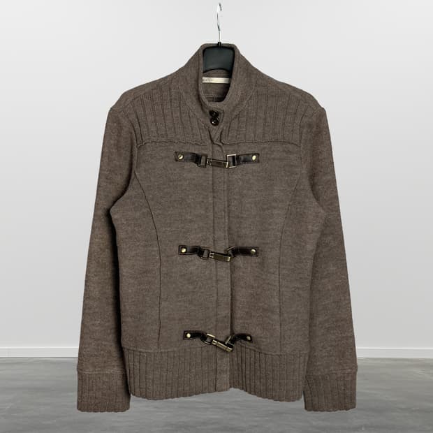 EGLANTINE 울 니트 집업 