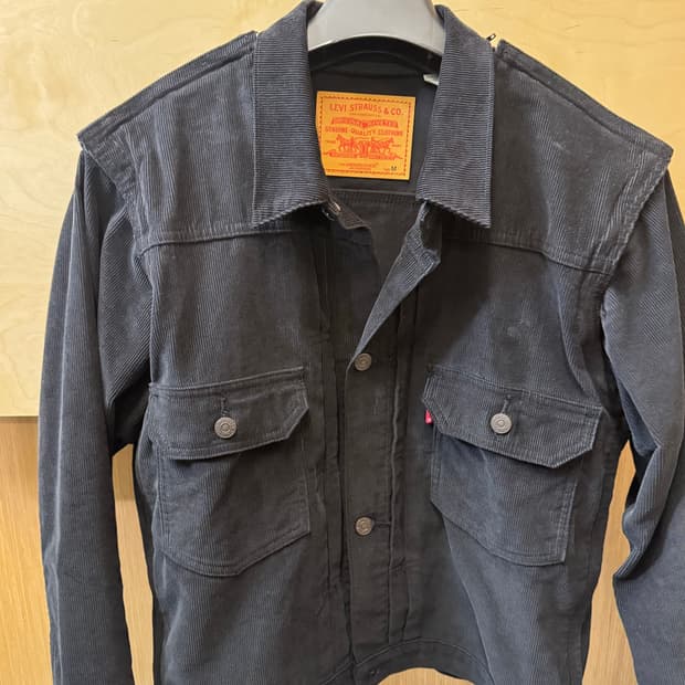 언더커버 리바이스 코듀로이 자켓 블랙 