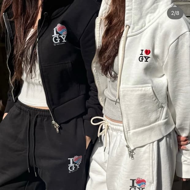 (오늘만가격내림)아이러브글로니 후드집업