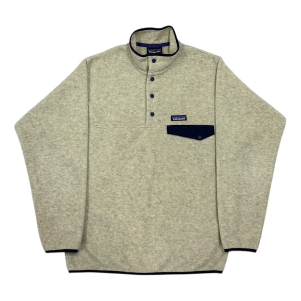 파타고니아 신칠라 스냅티 플리스 풀오버 오트밀 S