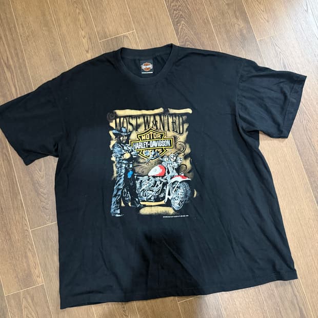 (XL) 90s USA Made 할리데이비슨 반팔 티셔츠