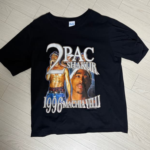 빈티지 투팍 티셔츠