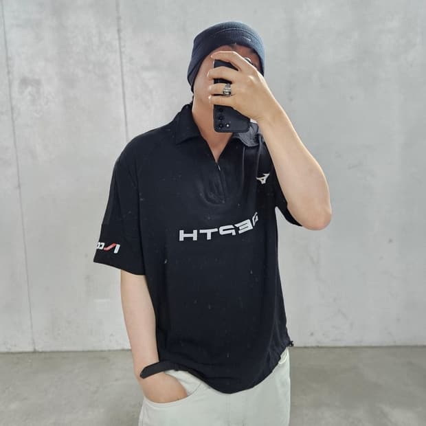 미즈노 X 일꼬르소 기능성 반팔티 M M0381