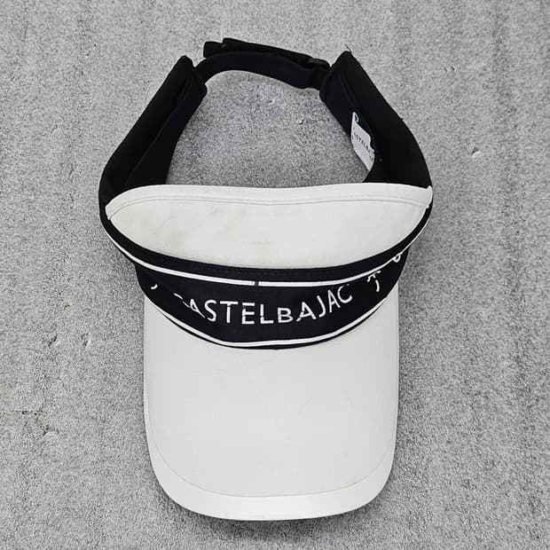 까스텔바작 골프 썬캡 화이트 프리사이즈