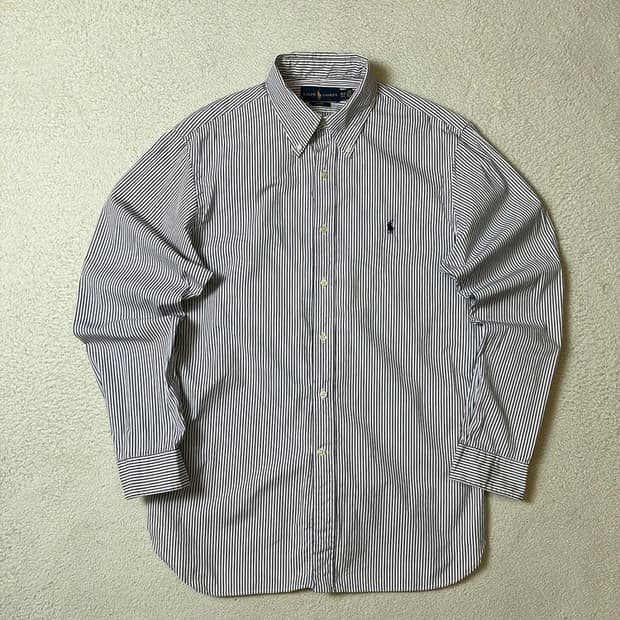 폴로 랄프로렌 시티보이룩 스트라이프 포니 로고 셔츠 PN7474