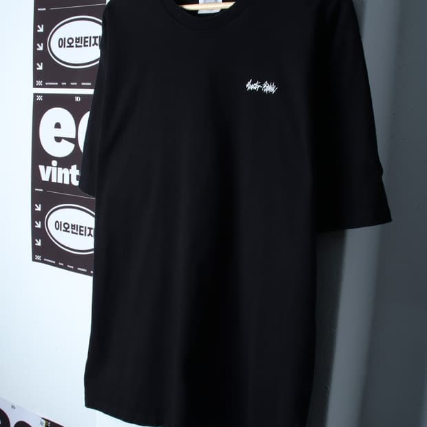 (XL-2XL) 아워크리에이티브 반팔 티셔츠 플라워프린팅-H34459