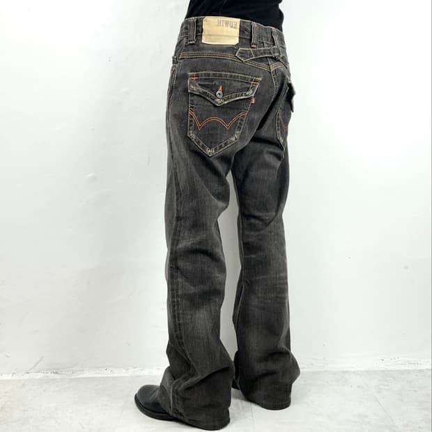Edwin Cinch Back Bootcut Denim