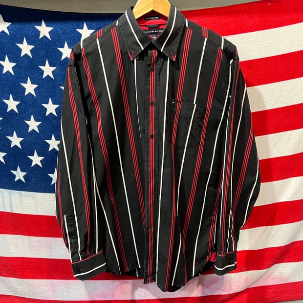 타미힐피거 스트라이프 셔츠