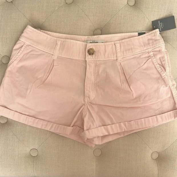 아베크롬비 핀터깔 연핑크 딸기우유 숏팬츠 쇼츠 반바지