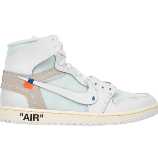 조던1 x 버질 아블로 아카이브 레트로 하이 알래스카 화이트