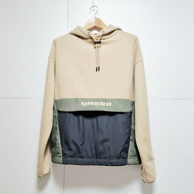 남성 엄브로 UMBRO 아노락타입 후디 긴팔 후드티 트레이닝복