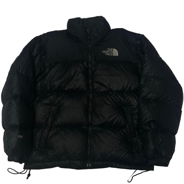 노스페이스 700 눕시 블랙숏패딩 95