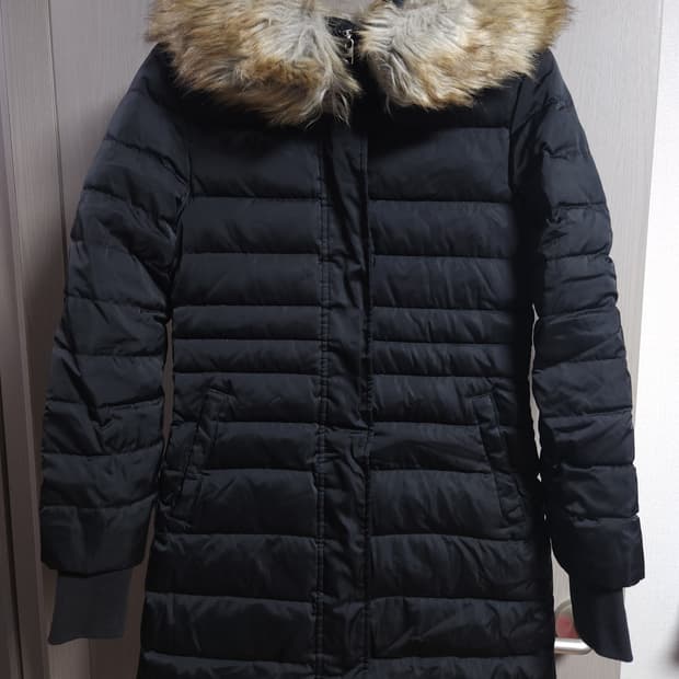 캘빈클라인 다운 롱패딩, S