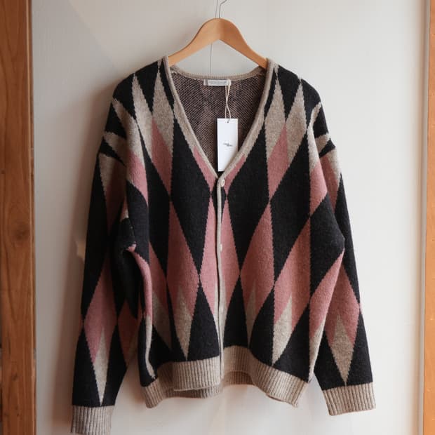 저널 스탠다드 브리티시 자카드 가디건