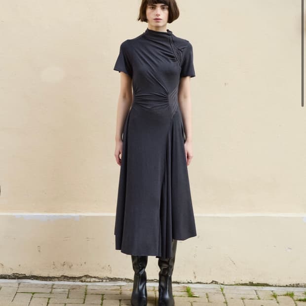 러우미에 DIA 003 DRESS 'Waist Diamond Maxi D