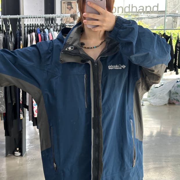 콜롬비아 코프코어 고어텍스 바람막이