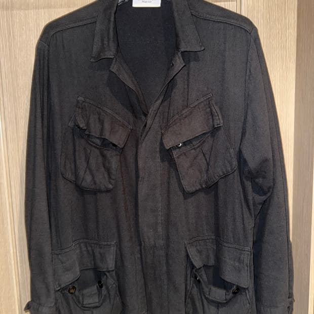 언유즈드 코튼 실크 퍼티그 자켓