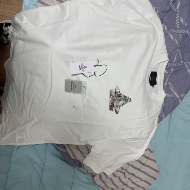 [M]팔라스 비비안웨스트우드 반팔 화이트