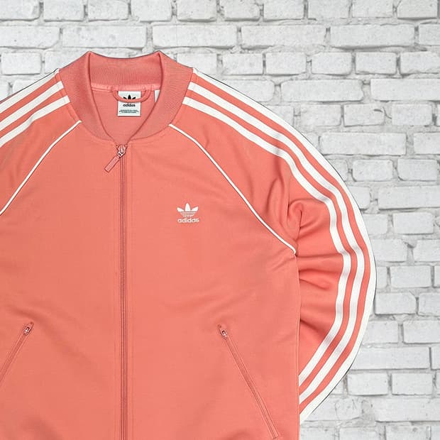 아디다스 신형 슈퍼스타 핑크 빈티지 져지 L