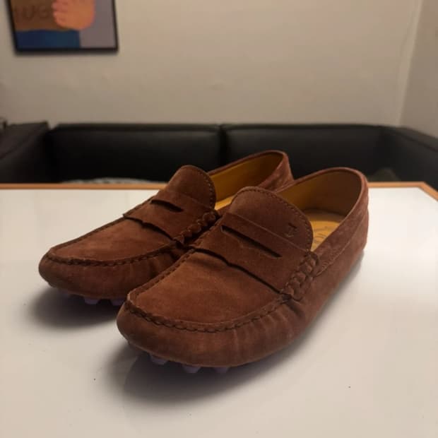 토즈 고미노 스웨이드 로퍼 40(270)