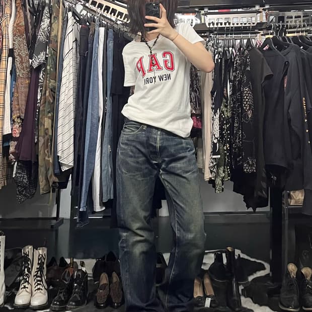 모모타로 데님팬츠