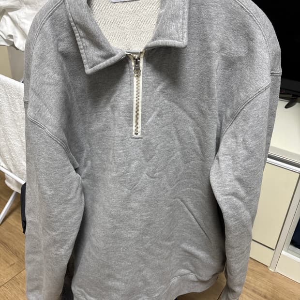 스테디에브리웨어 하프집업 스웻셔츠