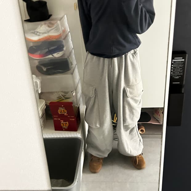 소버먼트 빅 포켓 카고 팬츠